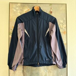 VTG Nike Women’s Color Block Full-Zip Y2K Jacket Purple Blue size  Xs